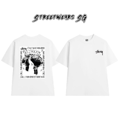 Áo thun Stu Wax Rain Cao Cấp Form Rộng - Streetwears SG - STU79