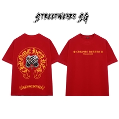 Áo Thun Chrome Heart Brotherhood Edition Gothic Cotton Cao Cấp Form Rộng Unisex - Streetwears SG - CH42
