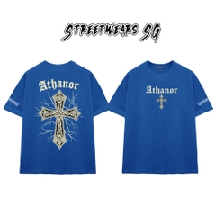 Áo Thun Chrome Heart Athanor Electric Cross Cotton Cao Cấp Form Rộng Unisex - Streetwears SG - CH51