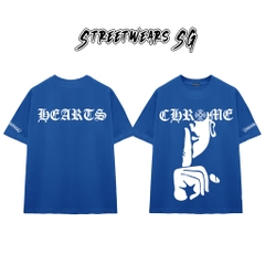 Áo Thun Chrome Finger Silence Cotton Cao Cấp Form Rộng Unisex - Streetwears SG - CH99