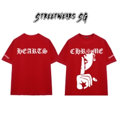 Áo Thun Chrome Finger Silence Cotton Cao Cấp Form Rộng Unisex - Streetwears SG - CH99