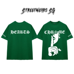 Áo Thun Chrome Finger Silence Cotton Cao Cấp Form Rộng Unisex - Streetwears SG - CH99