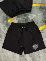 Quần Shorts Dù Chrome Hearts Winged Cross Circle Form Rộng – Streetwears SG