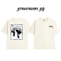 Áo thun Stu Wax Rain Cao Cấp Form Rộng - Streetwears SG - STU79