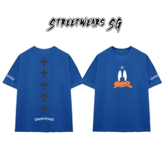 Áo Thun Chrome Heart Daffy Duck Cartoon Cotton Cao Cấp Form Rộng Unisex - Streetwears SG - CH35