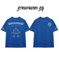 Áo Thun Chrome Barth Cross Triple Diamond Cotton Cao Cấp Form Rộng Unisex - Streetwears SG - CH73
