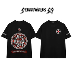 Áo Thun Chrome Geometric Symbol Cotton Cao Cấp Form Rộng Unisex - Streetwears SG - CH75