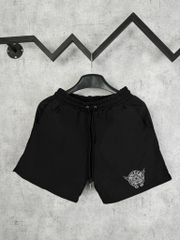 Quần Shorts Dù Chrome Hearts Winged Cross Circle Form Rộng – Streetwears SG