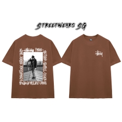 Áo thun Stussy International Paris Cao Cấp Form Rộng - Streetwears SG - STU46