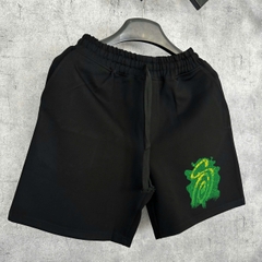 Quần Shorts Nỉ Stussy Green Splash Form Rộng – Streetwears SG