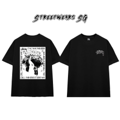 Áo thun Stu Wax Rain Cao Cấp Form Rộng - Streetwears SG - STU79