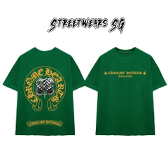 Áo Thun Chrome Heart Brotherhood Edition Gothic Cotton Cao Cấp Form Rộng Unisex - Streetwears SG - CH42