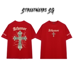 Áo Thun Chrome Heart Athanor Electric Cross Cotton Cao Cấp Form Rộng Unisex - Streetwears SG - CH51