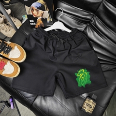 Quần Shorts Nỉ Stussy Green Splash Form Rộng – Streetwears SG