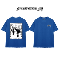 Áo thun Stu Wax Rain Cao Cấp Form Rộng - Streetwears SG - STU79
