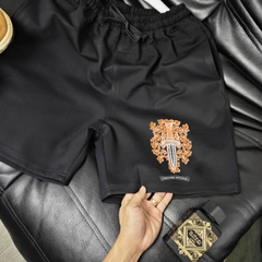 Quần Shorts Nỉ Chrome Hearts Dagger Orange Form Rộng – Streetwears SG