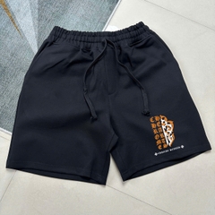 Quần Shorts Nỉ Chrome Hearts Gothic Orange Letter Form Rộng – Streetwears SG