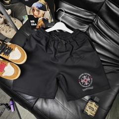Quần Shorts Nỉ Chrome Hearts Wheel Cross Form Rộng – Streetwears SG