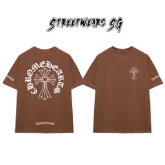 Áo Thun Chrome Heart Classic Graphics Cross Cotton Cao Cấp Form Rộng Unisex - Streetwears SG - CH52