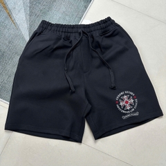 Quần Shorts Nỉ Chrome Hearts Wheel Cross Form Rộng – Streetwears SG