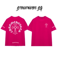 Áo Thun Chrome Heart Classic Graphics Cross Cotton Cao Cấp Form Rộng Unisex - Streetwears SG - CH52