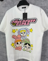Áo Thun Circle Powerpuff Girls Bunny Cotton Cao Cấp - Streetwears SG - PPG-1