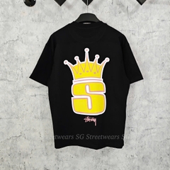 Áo Thun Stussy Crown S Logo Cotton Cao Cấp - Streetwears SG - STUCR-2