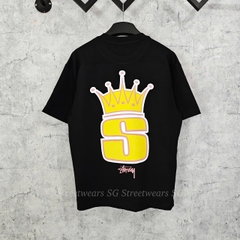 Áo Thun Stussy Crown S Logo Cotton Cao Cấp - Streetwears SG - STUCR-2
