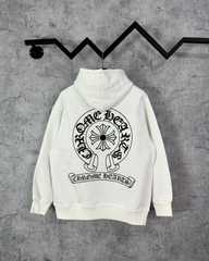 Áo Hoodie Chrome Hearts Trắng Form Rộng - Streetwears SG - HDCH-2