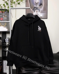Áo Hoodie MLB Los Angeles Bubble Art Form Rộng Unisex - Streetwears SG - HDMLB-1