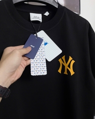 Áo Thun MLB New York Yankees NY Logo Minimal Cotton Form Rộng Unisex - Streetwears SG - MLBNY-1