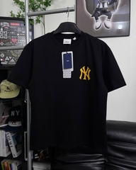 Áo Thun MLB New York Yankees NY Logo Minimal Cotton Form Rộng Unisex - Streetwears SG - MLBNY-1