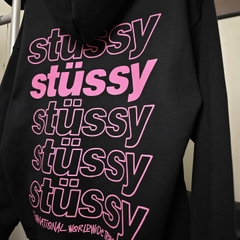 Áo Hoodie Stussy International Worldwide Tribe Cotton Form Rộng Unisex - Streetwears SG - HDSTU-2