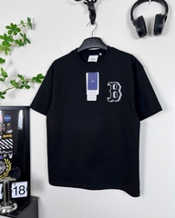 Áo Thun MLB Boston Letter Logo Cotton Form Rộng Unisex - Streetwears SG - MLBBT-1
