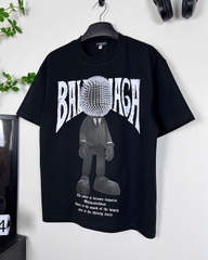 Áo Thun Balenciaga Designer Art Cotton Form Rộng Unisex - Streetwears SG - BLC-1