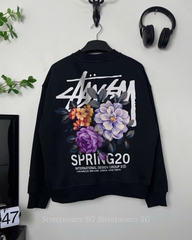 Áo Sweater Stussy Spring 20 Cotton Form Rộng Unisex - Streetwears SG - SWSTU-7