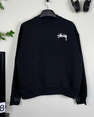Áo Sweater Stussy Logo Circle Cotton Form Rộng Unisex - Streetwears SG - SWSTU-6