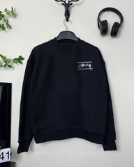 Áo Sweater Stussy International Cotton Form Rộng Unisex - Streetwears SG - SWSTU-5