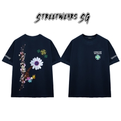 Áo Thun Chrome Heart Spring Bloom Cross Cotton Cao Cấp Form Rộng Unisex - Streetwears SG - CH26