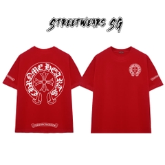Áo Thun Chrome Heart Original Horseshoe Gothic Arch Cotton Cao Cấp Form Rộng Unisex - Streetwears SG - CH41