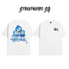 Áo Thun Stussy Ice Dice Graphic Cotton Cao Cấp Form Rộng Unisex Streetwears SG – STU003