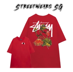 Áo thun Basic Stussy WITHERED FLOWER Tee - Streetwears SG - STU-17