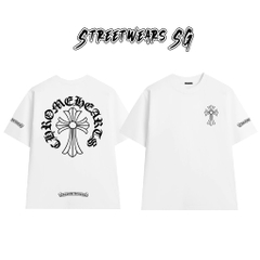 Áo Thun Chrome Heart Classic Graphics Cross Cotton Cao Cấp Form Rộng Unisex - Streetwears SG - CH52