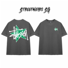 Áo Thun Stu Green Star Tee Cao Cấp Form Rộng - Streetwears SG - STU27