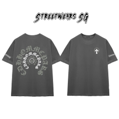 Áo Thun Chrome Arch Circle Cross Graphics Cotton Cao Cấp Form Rộng Unisex - Streetwears SG - CH57