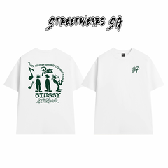 Áo Thun Stussy x Patta Sound Connection Cotton Cao Cấp Form Rộng Unisex Streetwears SG – STU017