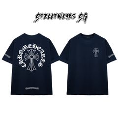Áo Thun Chrome Heart Classic Graphics Cross Cotton Cao Cấp Form Rộng Unisex - Streetwears SG - CH52