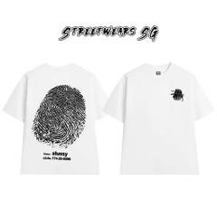 Áo thun Stu FingerPrint Cao Cấp Form Rộng - Streetwears SG - STU80