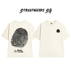 Áo thun Stu FingerPrint Cao Cấp Form Rộng - Streetwears SG - STU80