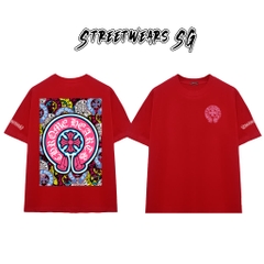 Áo Thun Chrome Heart Graphic Multicolor Style Cotton Cao Cấp Form Rộng Unisex - Streetwears SG - CH44